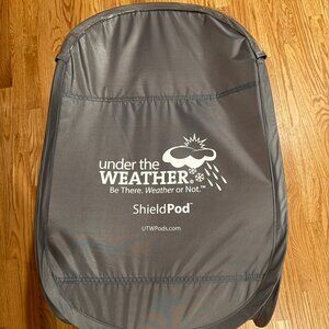 Under the Weather adult small walking pod, charcoal gray.